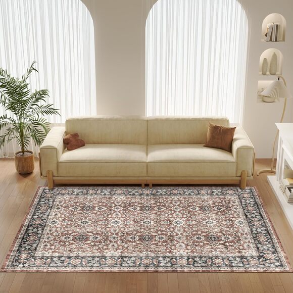 Koorlian 5x7 Soft Non-Slip & Non-Shedding Machine Washable Area Rug - Picture 6 of 6